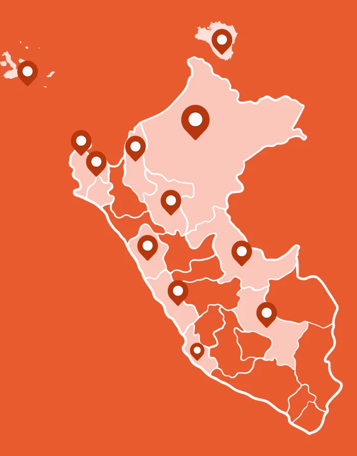 Mapa del Perú Nuestra experiencia territorial